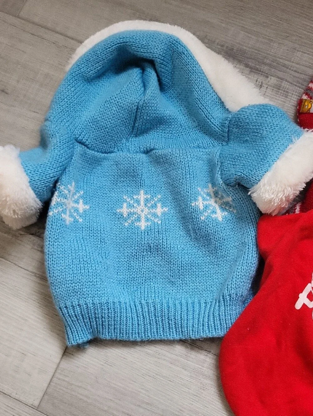 Holiday Pet Sweaters and Shirt Pack - Red and Light Blue